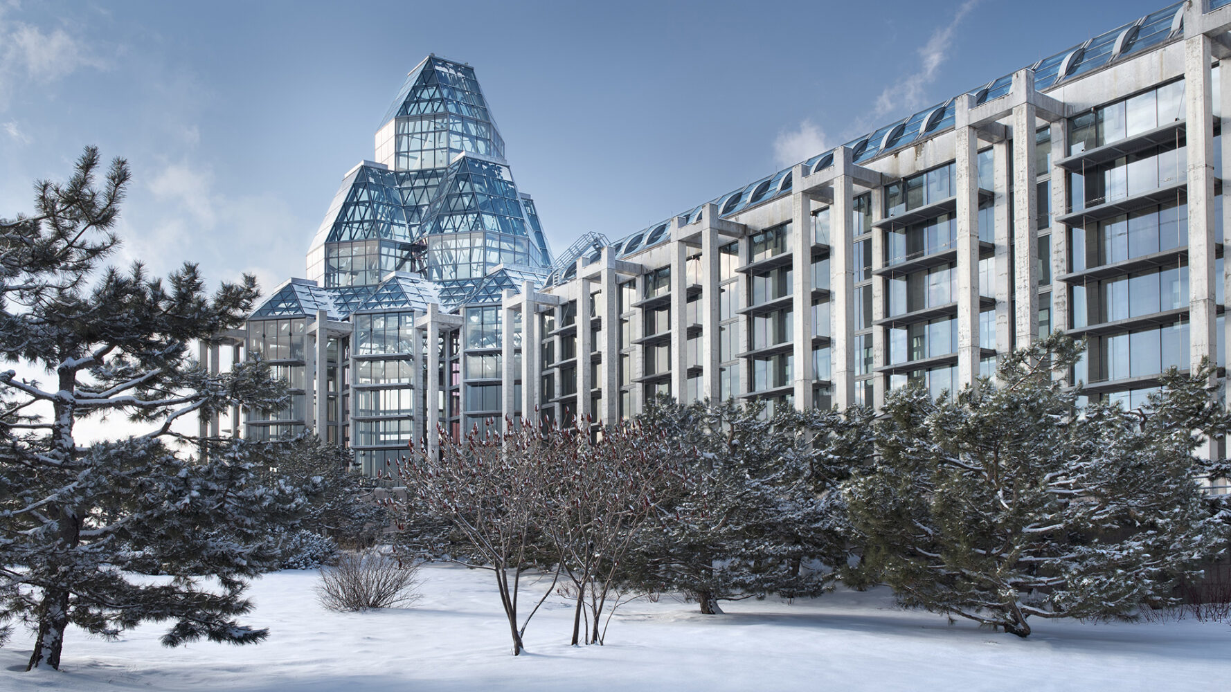 Musée des beaux-arts du Canada Extérieur en hiver